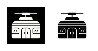 icône de vecteur de téléphérique