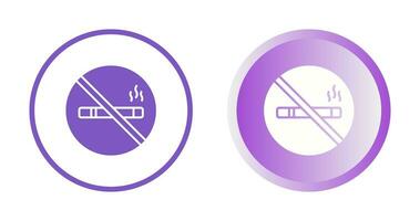 icône de vecteur non fumeur