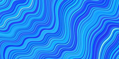texture vecteur bleu clair avec des lignes courbes