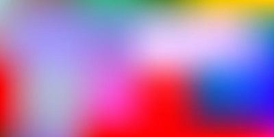 motif de flou vectoriel multicolore léger