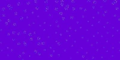 motif de griffonnage vectoriel bleu clair avec des fleurs
