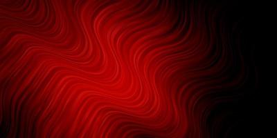 texture de vecteur rouge foncé avec des courbes