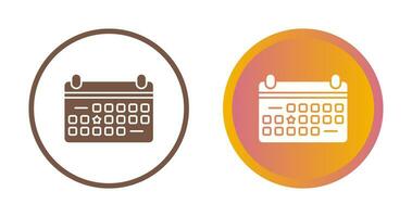 icône de vecteur de calendrier