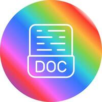 icône de vecteur de document