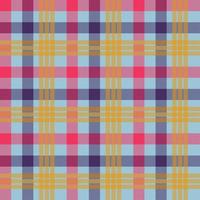 modèle vectorielle continue de couleur orange tartan vecteur