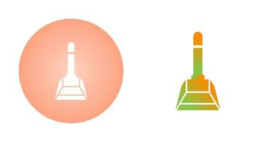 icône de vecteur de pelle à poussière