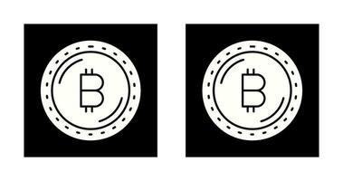 icône de vecteur de devise bitcoin