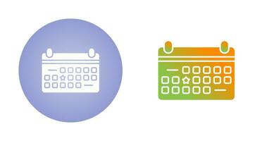 icône de vecteur de calendrier
