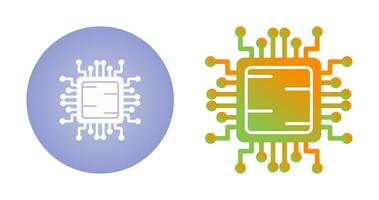icône de vecteur de processeur