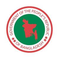 bangladesh gouvernement logo vecteur