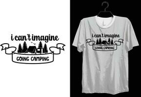 camping T-shirt conception. marrant cadeau camping T-shirt conception pour camp les amoureux. typographie, coutume, vecteur T-shirt conception. monde tout campeur T-shirt conception pour aventure.