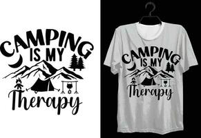 camping T-shirt conception. marrant cadeau camping T-shirt conception pour camp les amoureux. typographie, coutume, vecteur T-shirt conception. monde tout campeur T-shirt conception pour aventure