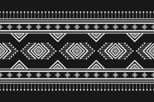 art de motif aztèque ethnique. motif géométrique harmonieux de broderie tribale, folklorique et de style mexicain. vecteur