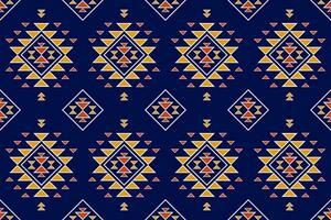 tissu de style mexicain. motif géométrique sans couture ethnique en tribal. impression d'ornement d'art aztèque. vecteur