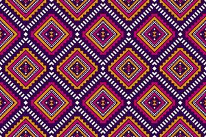 art de motif aztèque ethnique. motif géométrique harmonieux de broderie tribale, folklorique et de style mexicain. vecteur