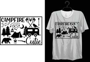 camping T-shirt conception. marrant cadeau camping T-shirt conception pour camp les amoureux. typographie, coutume, vecteur T-shirt conception. monde tout campeur T-shirt conception pour aventure