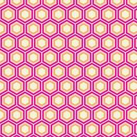 abstrait géométrique rose hexagone modèle art, parfait pour arrière-plan, fond d'écran vecteur