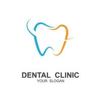 dentaire logo pour dentiste et dentaire clinique vecteur