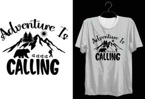 camping T-shirt conception. marrant cadeau camping T-shirt conception pour camp les amoureux. typographie, coutume, vecteur T-shirt conception. monde tout campeur T-shirt conception pour aventure