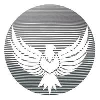 logo ailes d'aigle vecteur