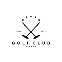 le golf logo, Balle Jeu sport club équipe le golf, Jeu tournoi conception, symbole modèle illustration vecteur