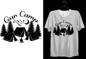 camping T-shirt conception. marrant cadeau camping T-shirt conception pour camp les amoureux. typographie, coutume, vecteur T-shirt conception. monde tout campeur T-shirt conception pour aventure.