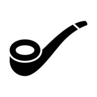 fumeur tuyau vecteur glyphe icône pour personnel et commercial utiliser.