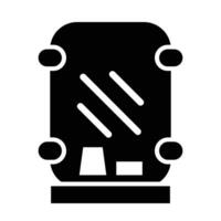 miroir vecteur glyphe icône pour personnel et commercial utiliser.