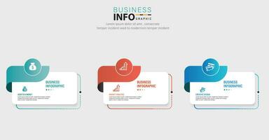 conception de modèle d'infographie d'entreprise vecteur