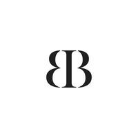 vecteur bb lettre monogramme logo conception