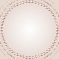 cadre pastel naturel de beauté abstraite de fond de perles vecteur