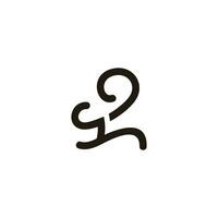 lettre t unique fort conception symbole logo vecteur