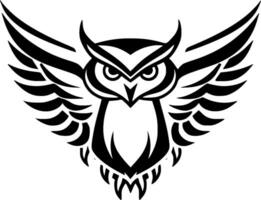 hibou - haute qualité vecteur logo - vecteur illustration idéal pour T-shirt graphique