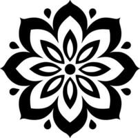 mandala - minimaliste et plat logo - vecteur illustration