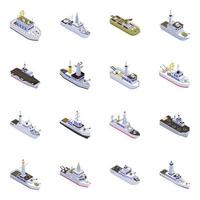 pack navires militaires vecteur