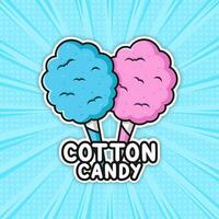 coton bonbons vecteur conception Contexte