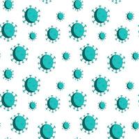 modèle sans couture de coronavirus vecteur