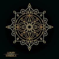 luxe pleine conscience mandalas coloration livre pour adultes vecteur