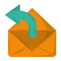 enveloppe e-mail marketing vecteur