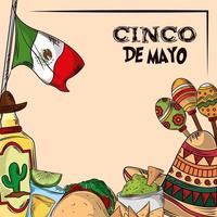 cinco de mayo vecteur