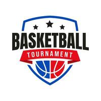 américain des sports basketball club logo, basketball club. tournoi basketball club emblème, symbole icône modèle conception vecteur