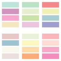 abstrait coloré palette guide. pastel Couleur ensemble. rgb couleur. vecteur