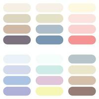 abstrait coloré palette guide. pastel Couleur ensemble. rgb couleur. vecteur