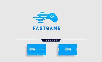 gamepad tech logo design template vector illustration icône élément