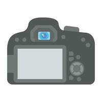 une icône montrant numérique caméra pour capturer des moments tandis que en voyageant. vecteur