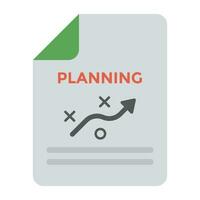 tactique Planification icône pour affaires la gestion vecteur