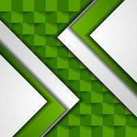 vert mosaïque carrés géométrique La technologie Contexte vecteur