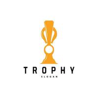 trophée logo, conception vecteur icône modèle illustration tasse championnat tournoi gagnant prix