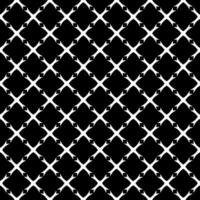 texture de modèle sans couture noir et blanc. conception graphique ornementale en niveaux de gris. ornements en mosaïque. modèle de modèle. vecteur