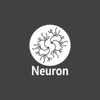 neurone logo et symbole vecteur modèle